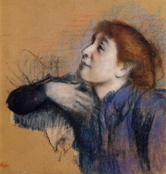 Edgar Degas : Bust of a Woman